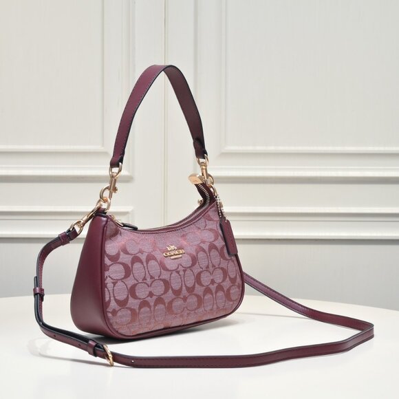 ✨NWT Coach Teri Shoulder Bag In Signature Chambray CH139 - Picture 5 of 6